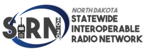 The image shows the North Dakota Statewide Interoperable Radio Network logo.